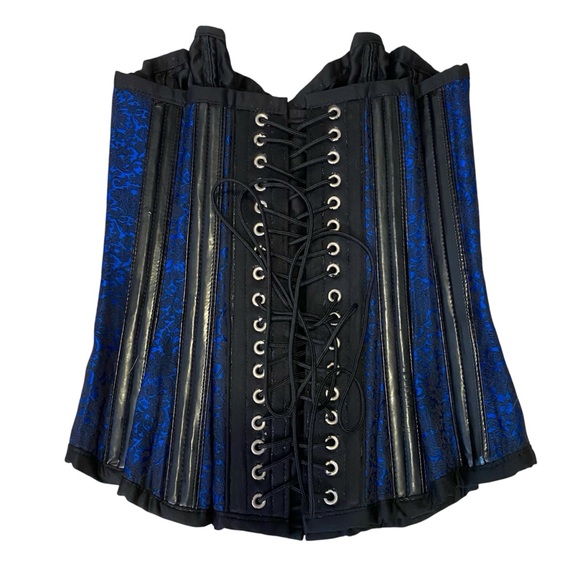 Vintage 90’s Corset Miss Antoinette Brocade Silk - Picture 2 of 11